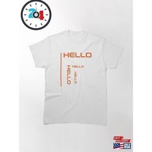 Hello World Programmer Coding Geek Software Developer Unisex T-Shirt